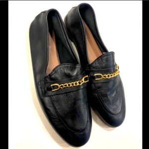 Topshop Faux Leather Loafers